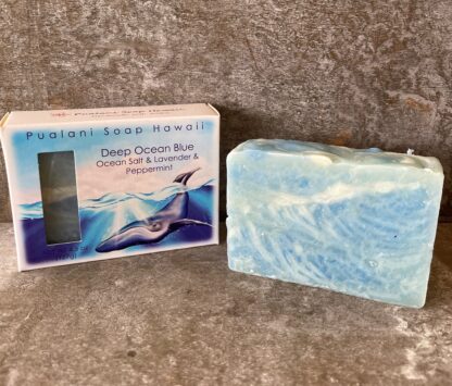 Deep Ocean Blue with Ocean Salt Peppermint & Lavender 4.5oz - Image 8