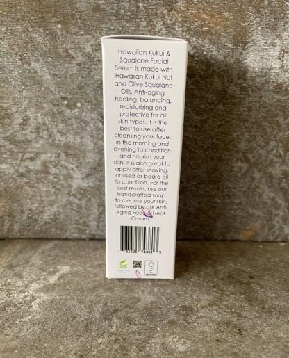 Hawaiian Kukui & Squalane Facial Serum Anti-Aging All Skin Type Pure Lavender 1oz - Image 5