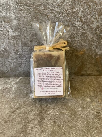 Mini Hawaiian Kona Coffee Scrub Made with 100% Kona Coffee Grounds and Kahlua 2oz - Image 3