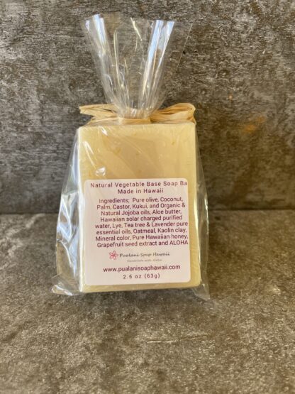 Mini Tea Tree & Lavender Bar with Kaolin Clay & Oatmeal 2oz - Image 3