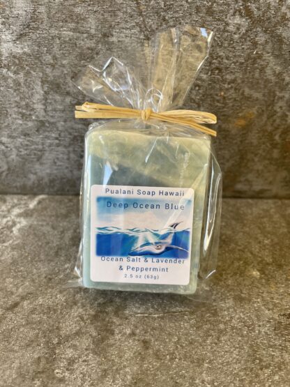Mini Deep Ocean Blue with Ocean Salt Peppermint & Lavender 2oz