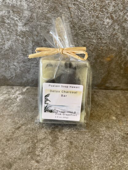 Mini Detox Charcoal Bar Peppermint and Grapefruit 2oz