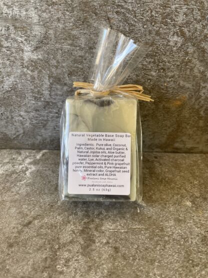 Mini Detox Charcoal Bar Peppermint and Grapefruit 2oz - Image 3
