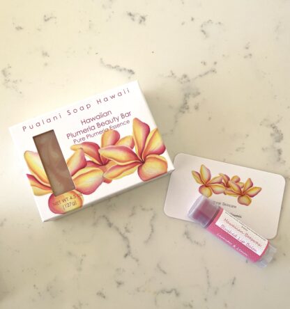 Holiday Hawaiian Soap Gift Pack with Hawaiian Beeswax Lip Balm // 1 x Soap and 1 x Lip Balm Combo - Image 7