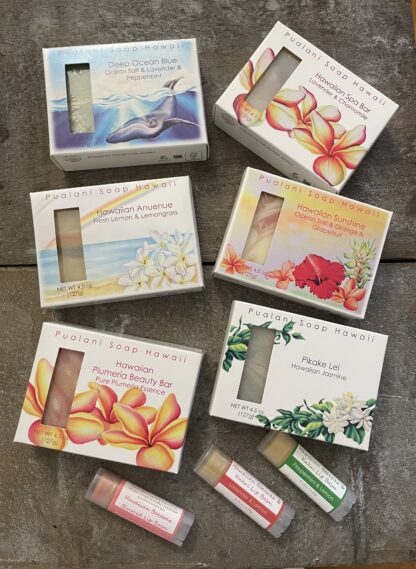 Holiday Hawaiian Soap Gift Pack with Hawaiian Beeswax Lip Balm // 1 x Soap and 1 x Lip Balm Combo - Image 8