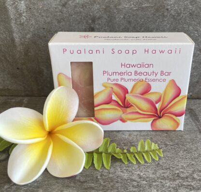 Hawaiian Plumeria Beauty Bar with Pure Plumeria Essence 4.5oz